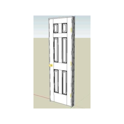 Puerta Clasica de Seis Paneles