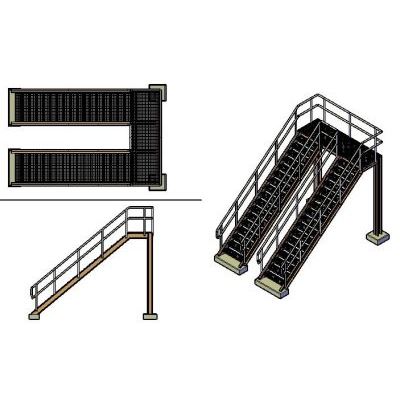 Escalera 3d