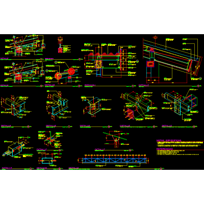 Encuentros con estructura metalica