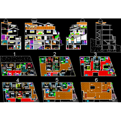 Edificio multifamiliar 5 plantas