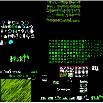 Arboles varios 2d