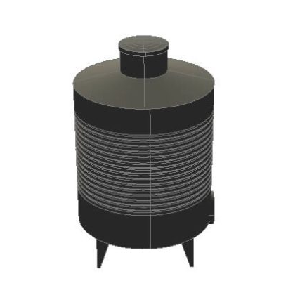 tanque de fermentação 3d