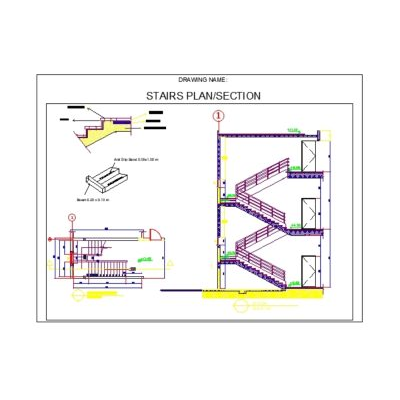 Escaleras de 2 secciones