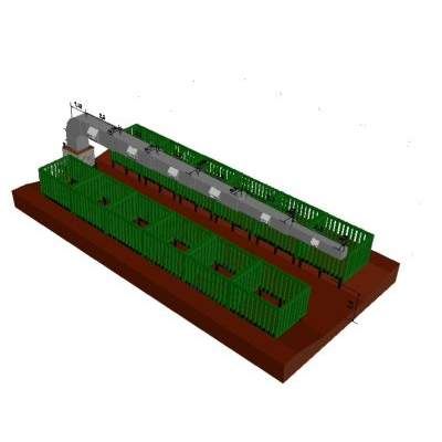 Condizionatore d'aria semplice per azienda agricola
