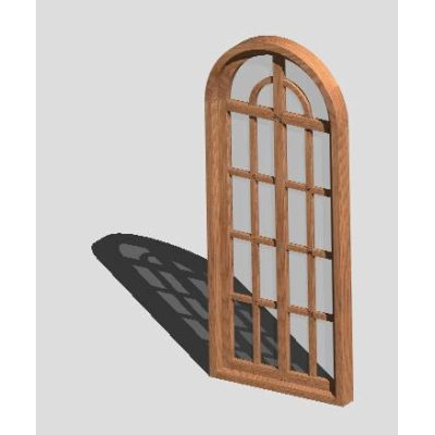 Ventana madera 3d -