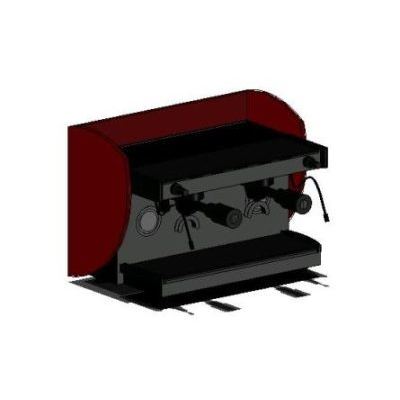 Maquina cafe espress autocad