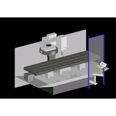 Centro mecanizado cnc - 3d
