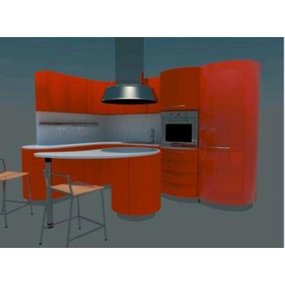 Cocina 3d sketchup