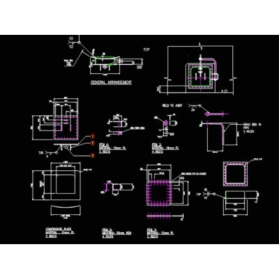 Diseno de agujero de hombre para actualizacion de celda de flotacion