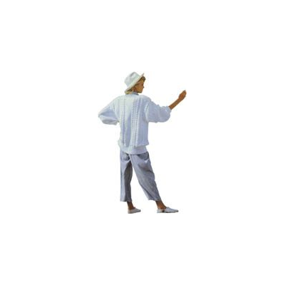Figura elegante in movimento