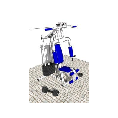 Equipo de gimnasio 3d