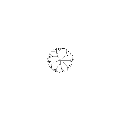 arbol Radial Vista Superior