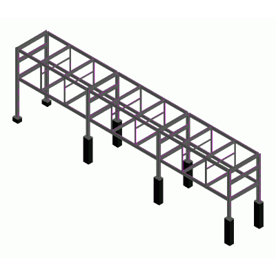 Rack para tuberias
