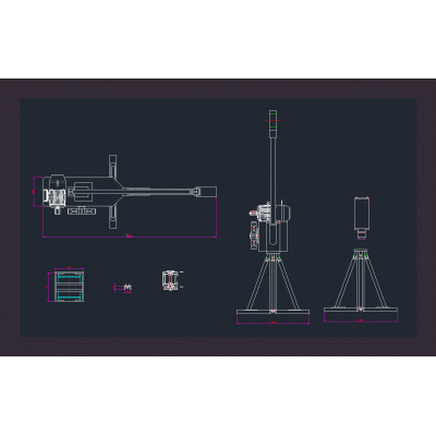 Grua pluma electrica
