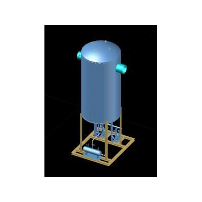 tanque separador 3d
