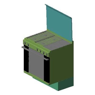 Cocina mabe 3d # mabe cooker 3d