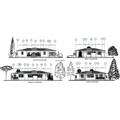 Proposed 4 bedroom house design house