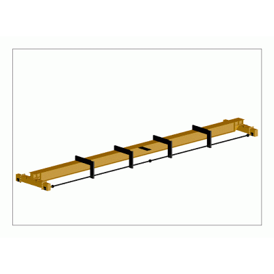 Grua puente 3d