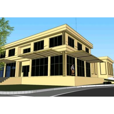 Salon de baile 3d skp