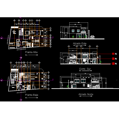 Casa unifamiliar con local comercial