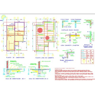 Estructuras en edificio de oficinas