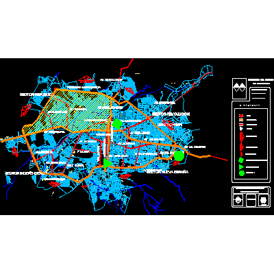 Plano de la ciudad de morelia