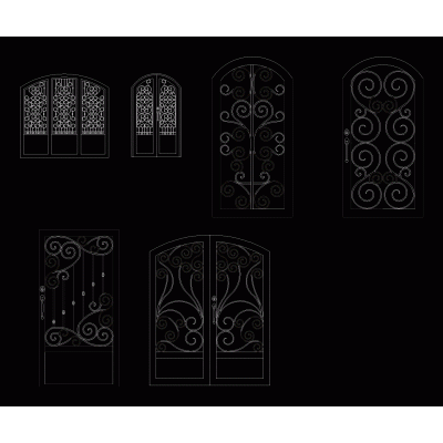 wrought iron gates