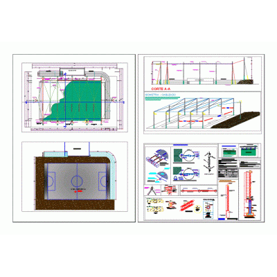Complete Multipurpose Court Design