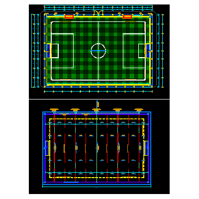 Cancha de cesped sintetico