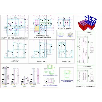 Estructural planta de tratamiento acueducto