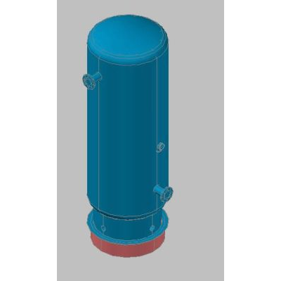 tanque de pulmão 3d