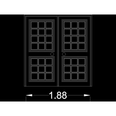Puerta doble