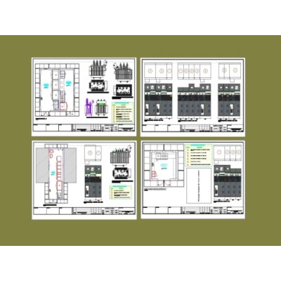 Power transformers in sub station