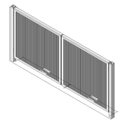 Puerta de 2 hojas