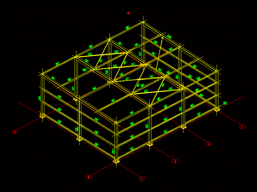 estrutura de aço simples