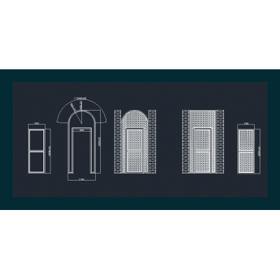 Puerta medio punto