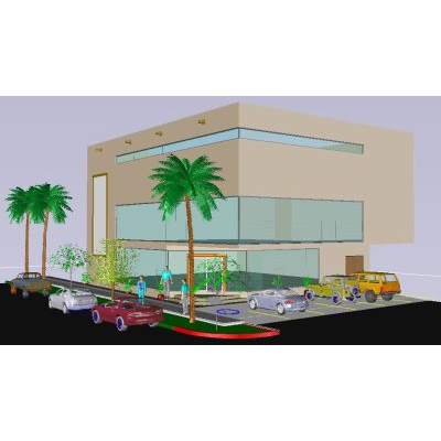 3d tienda de telas