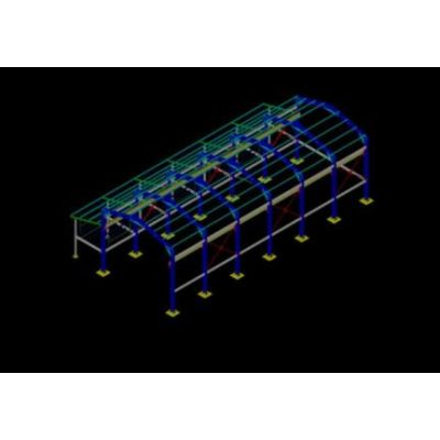 Bodega con estructura metalica
