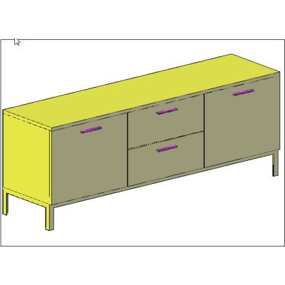 Commode 4 doors