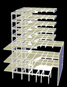 Critical cut concrete structure