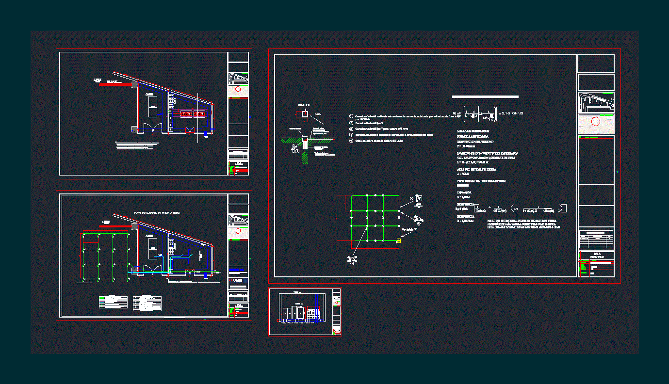 Design of the electrical room of a hospital