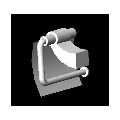 Accesorios de bano cromados 3d