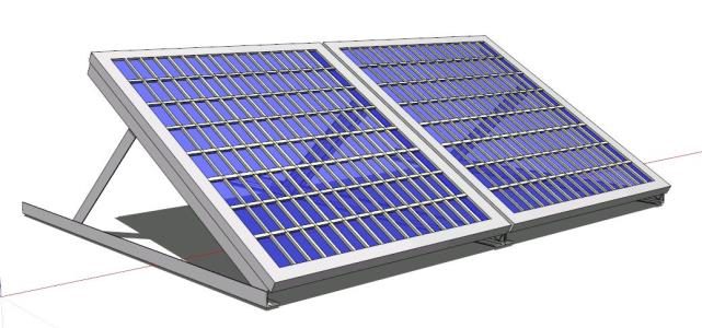 Paneles solares 3d skp