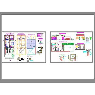 Plantas arquitectonicas de Vivienda