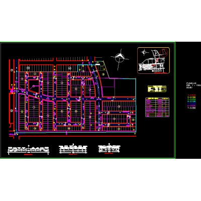 Plano de escurrimiento pluvial