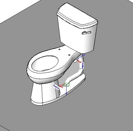 Rucksack-Toilette