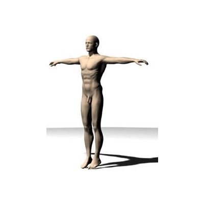 Figura humana - hombre desnudo