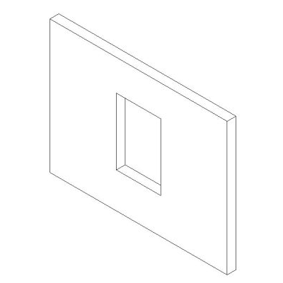 Hueco para Ventana en 3D