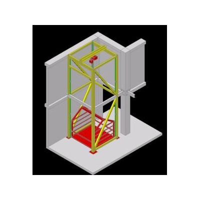 Montacargas 3d