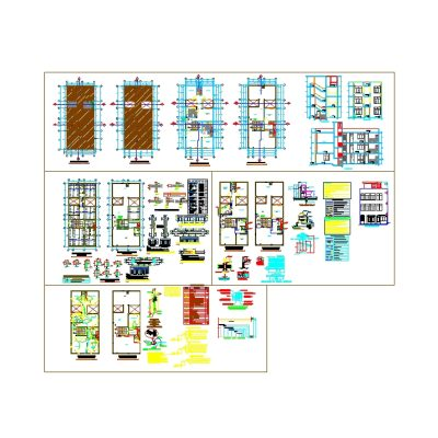 Viviendas multifamiliar de 3 niveles